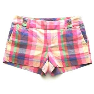 Banana Republic Pink Plaid Women's Shorts